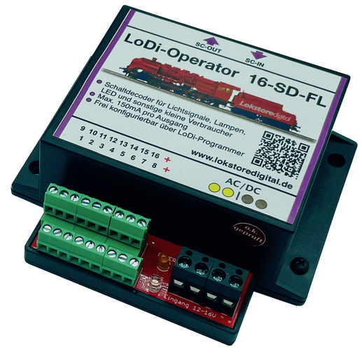The LoDi operator 16-SD-FL